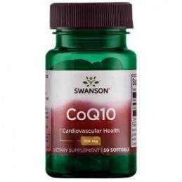 Swanson Coenzima Q10, 100 mg, 50 Capsule (Q10 neutralizeaza radicalii liberi) Beneficii Coenzima Q10- este un supliment alimenta