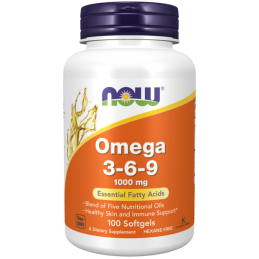 Omega 3-6-9, 1000 mg 100 Capsule, Imbunatateste sanatatea inimii, sustine sanatatea oaselor, scade tensiunea arteriala Beneficii