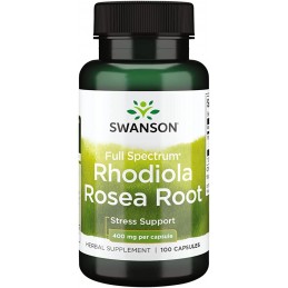 Rhodiola Rosea radacina, 400 mg,100 Capsule, Swanson Beneficii Rhodiola Rosea- poate ajuta la reducerea stresului, poate ajuta l