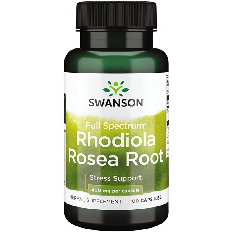 Rhodiola Rosea radacina, 400 mg,100 Capsule, Swanson Beneficii Rhodiola Rosea- poate ajuta la reducerea stresului, poate ajuta l