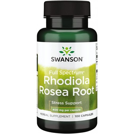 Swanson Rhodiola Rosea Root (radacina) 400mg,100 Capsule