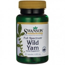 Swanson Full Spectrum Wild Yam (ignama salbatica), 400mg 60 Capsule Beneficii ignama salbatica (Wild Yam)- poate stimula product