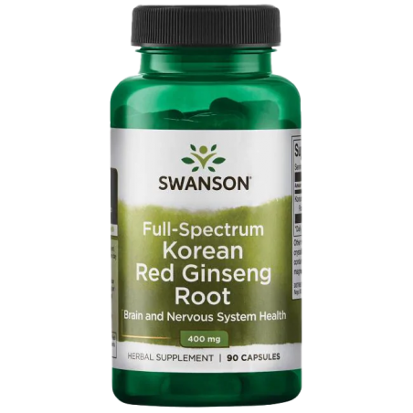 Swanson Full Spectrum Korean Red Ginseng (Ginseng rosu) 400mg - 90 Capsule