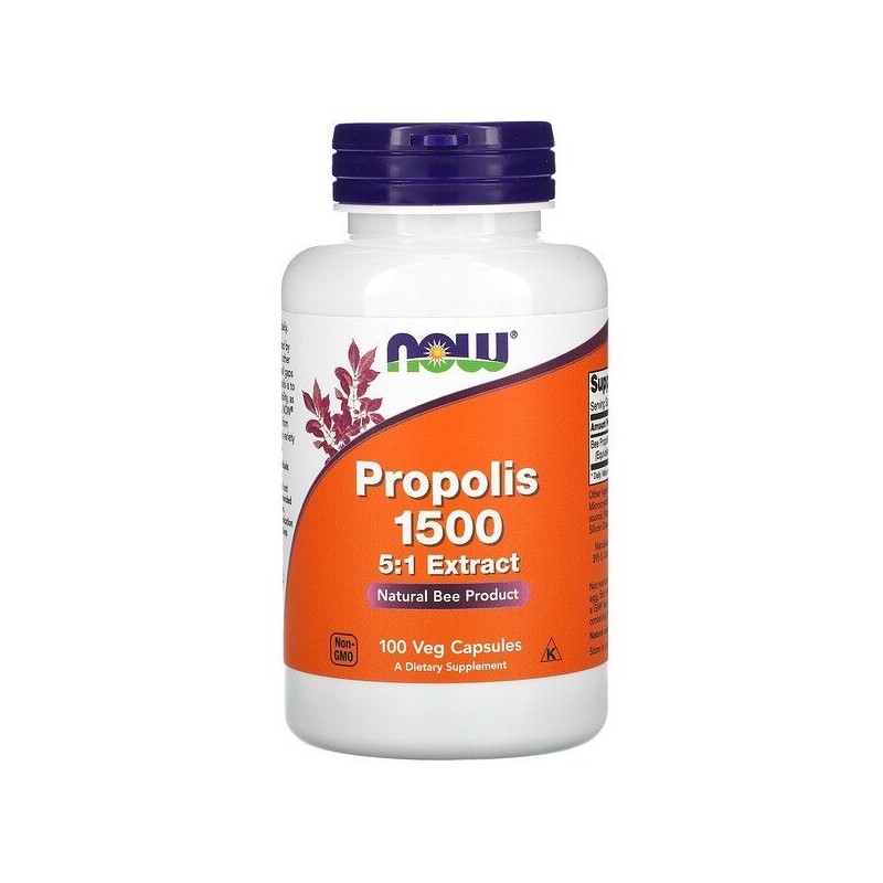 Propolis 5:1 Extract 1500, 300 mg 100 Capsule, Joaca un rol pozitiv in- acnee, infectii bacteriene, arsuri, raceli, diabet Benef