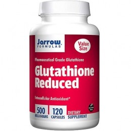 Jarrow Glutathione Reduced (glutation redus), 120 Capsule Beneficiile glutationului - reduce stresul oxidativ, poate ameliora ps