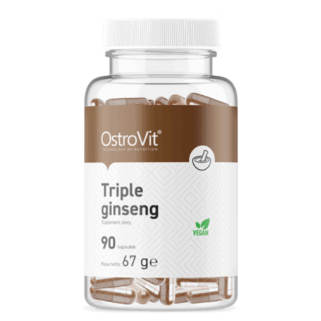 OstroVit Triple Ginseng VEGE - 90 Capsule