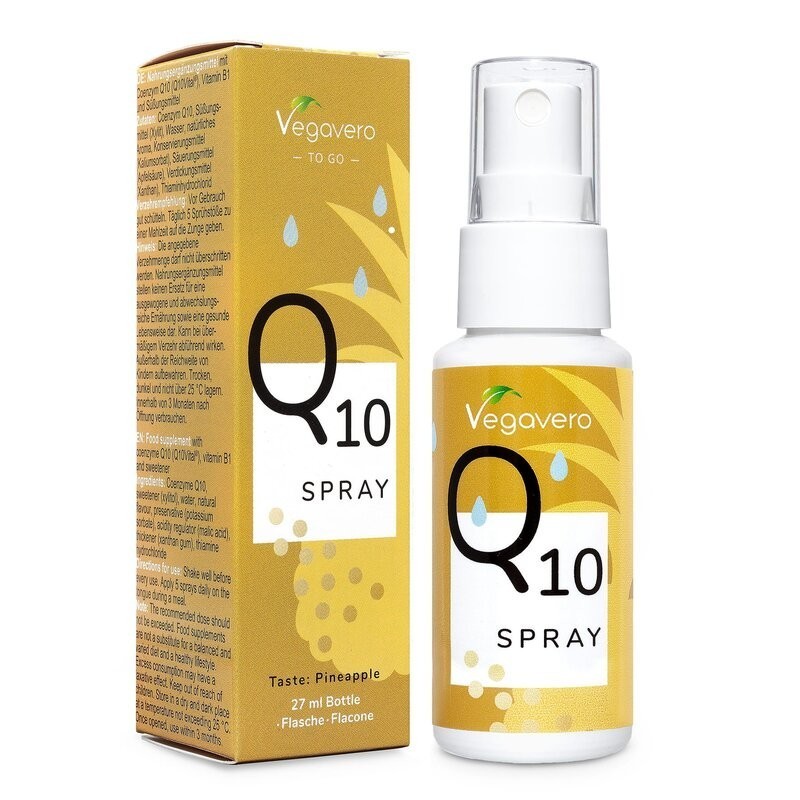 Coenzima Q10 spray, 27 ml, Poate imbunatati sanatatea inimii, poate reduce migrenele Beneficii Coenzima Q10 - este un supliment 