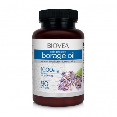 Biovea Ulei de Borago (Ulei Limba mielului) 1000 Mg, 90 Capsule