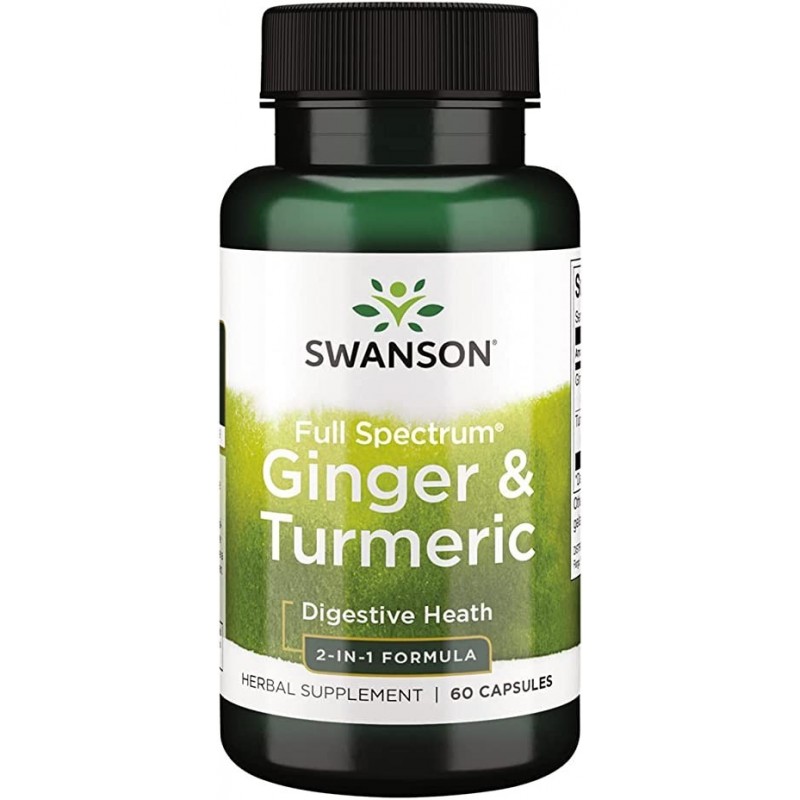 Ghimbir si Turmeric, 60 Capsule- Reduce inflamatia, intareste imunitatea Beneficii ghimbir si turmeric- amelioreaza durerile, re