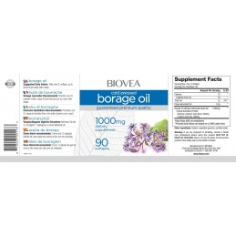 Ulei de Borago (Ulei Limba mielului) 1000 Mg, 90 Capsule (pentru articulatii si flexibilitate) Beneficii Ulei de Borago: sprijin