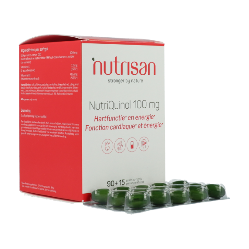 NUTRIQUINOL, 100mg, 90 Capsule+15 gratis, Reduce efectele sepsisului, ajuta la ameliorarea depresiei, bun pentru diabet Benefici