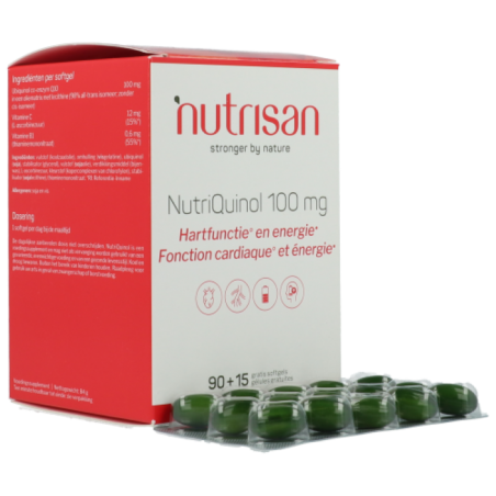 Nutrisan NUTRIQUINOL, 100mg, 90 Capsule+15 gratis