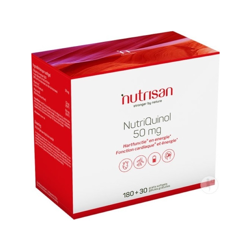 NUTRIQUINOL, 50mg, 180 Capsule+30 gratis, Reduce efectele sepsisului, ajuta la ameliorarea depresiei, bun pentru diabet Benefici