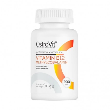 OstroVit Vitamina B12 Metilcobalamina, 200 Tablete