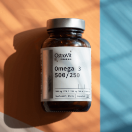 Omega 3 500/250 - 30 Capsule- Risc redus de boli cardiovasculare, risc redus de cheaguri de sange Benefiii Omega 3: risc redus d