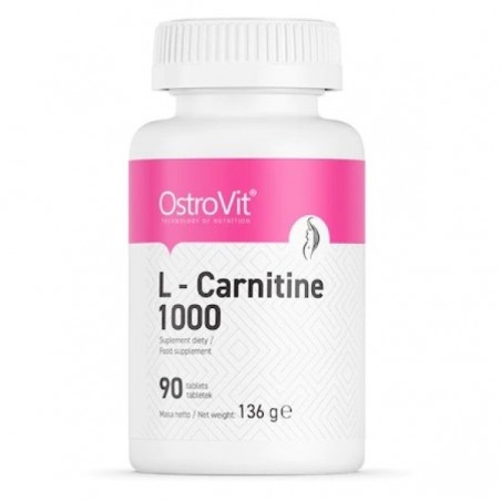 OstroVit L-Carnitina 1000 mg 90 Tablete (Salabire si arderea grasimilor)