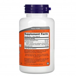 NOW Foods Glutathione cu Armurariu & Alfa Lipoic Acid - 500mg - 60 Capsule Beneficii Glutathione cu Armurariu Extract &amp; Alfa