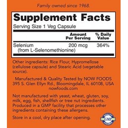 Now Foods Seleniu 200mcg - 90 Capsule Beneficii Seleniu: poate proteja impotriva bolilor de inima, intareste sistemul imunitar, 