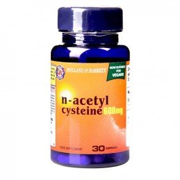 Holland&Barrett N-Acetyl Cysteine (N-Acetil Cisteina) 600mg - 30 Capsule Beneficiile N-Acetil Cisteinei: esentiala pentru a face