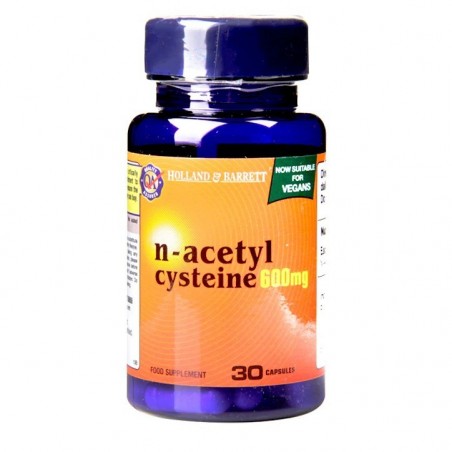 Holland&Barrett N-Acetyl Cysteine (N-Acetil Cisteina) 600mg - 30 Capsule