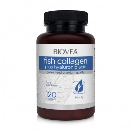 Biovea Colagen de Peste plus Acid Hialuronic 120 Capsule