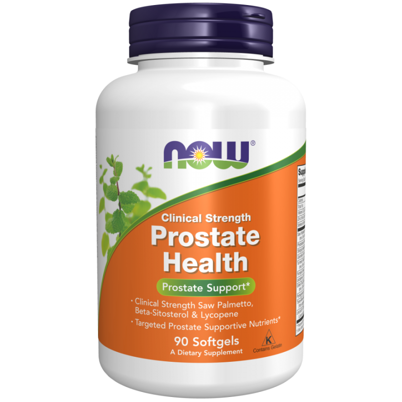 Supliment alimentar Prostate Health Clinical Strength - 90 Capsule, Now Foods Beneficii Prostate Health: poate sustine sanatatea