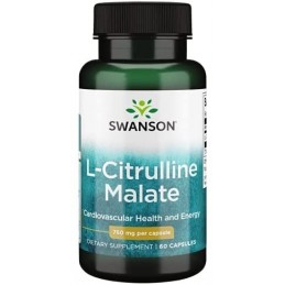 Supliment alimentar L-Citrulline Malate Complex 750 mg - 60 Capsule, Swanson Beneficiile Citrulinei: poate imbunatati performant