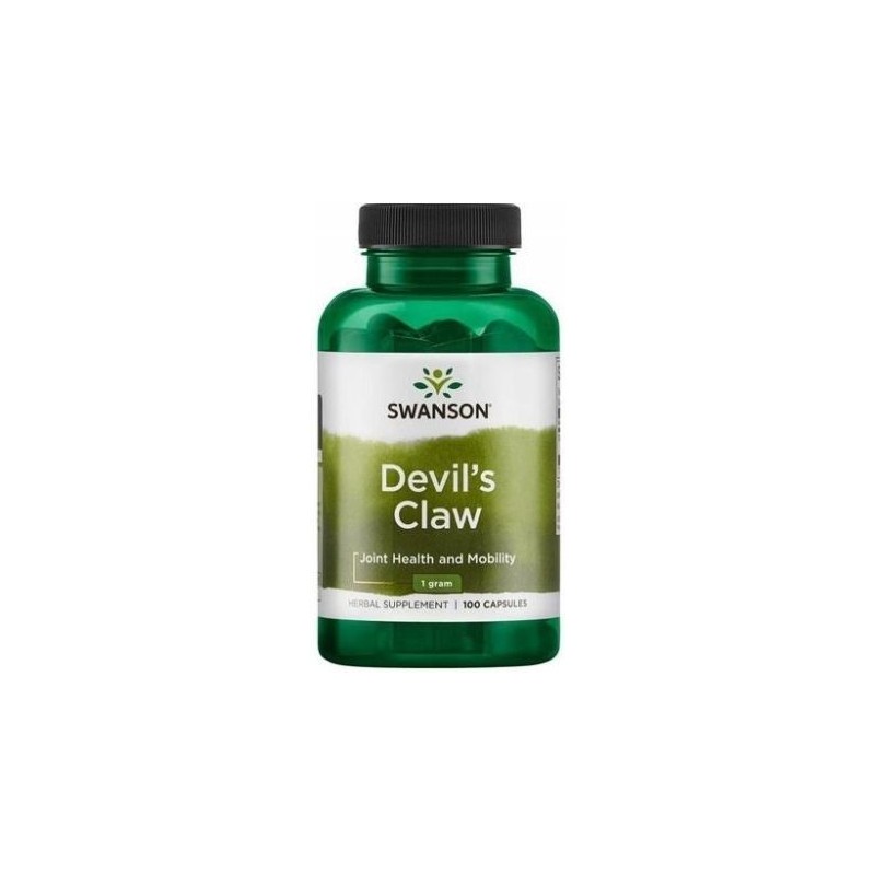 Swanson Devil's Claw - (Gheara diavolului) - 500 mg, 100 Capsule Beneficii gheara diavolului- are proprietati antiinflamatorii s