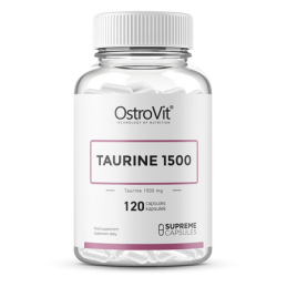 Supreme Capsules Taurine 1500 mg, 120 Capsule- Sprijină echilibrul zaharului din sânge, susține tensiunea arterială sănătoasa Be