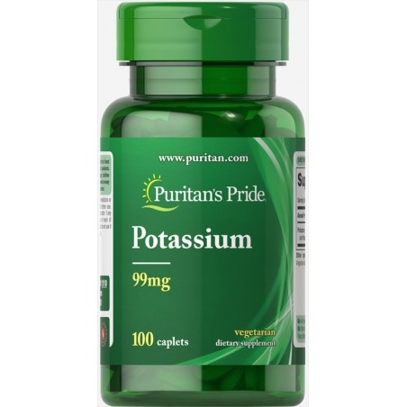 Puritan's Pride Potassium 99 mg - 100 Capsule