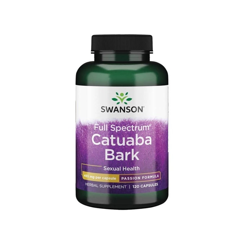 Swanson Catuaba Bark (Scoarta de Catuaba) - 465mg - 120 Capsule Beneficii Catuaba- puternic energizant sexual sud-american, afro