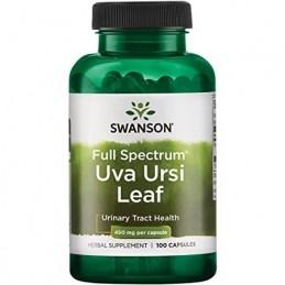 Frunza Uva Ursi, 450mg 100 Capsule- Proprietati antimicrobiene, sustine sanatatea vezicii urinare si a tractului urinar Benefici