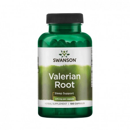 Swanson Valerian Root (Radacina de Valeriana), 475mg - 100 Capsule