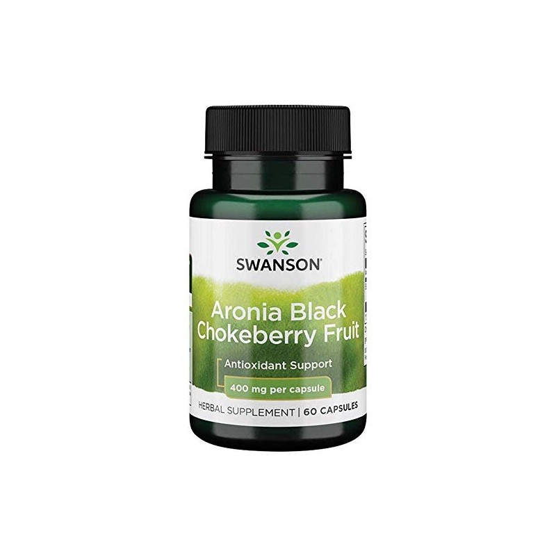 Swanson Full Spectrum Aronia (Chokeberry), 400mg - 60 Capsule Beneficii Aronia- creste sanatatea inimii, amelioreaza diabetul, b