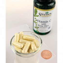 Vit.C & Macese, 100 Capsule- Antioxidant, ajuta in protejarea celulelor impotriva daunelor oxidative Beneficii Vitamina C &amp; 