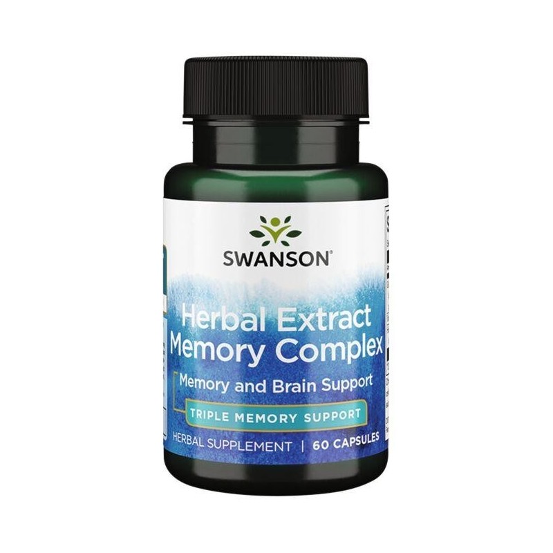 Herbal Extract Memory Complex, 60 Capsule- Supliment pentru memorie Beneficii Herbal Extract Memory Complex- poate diminua stari