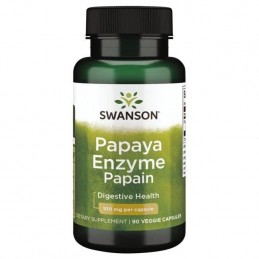 Papain Papaya Enzyme, 100mg - 90 Capsule, Efecte antioxidante puternice, poate imbunatati sanatatea inimii Beneficii Papain Papa