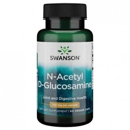 Swanson N-Acetyl D-Glucosamine (N-A-G), 750mg - 60 Capsule