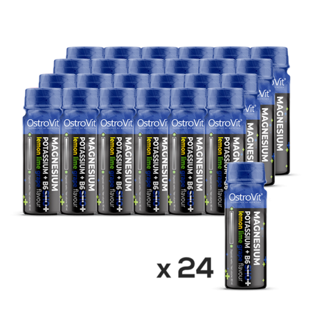 OstroVit Magnesium Potassium + B6 Shot 24x80 ml