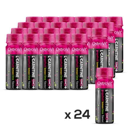 OstroVit L-carnitine Shot 24x80 ml (grepfrut, lamaie)