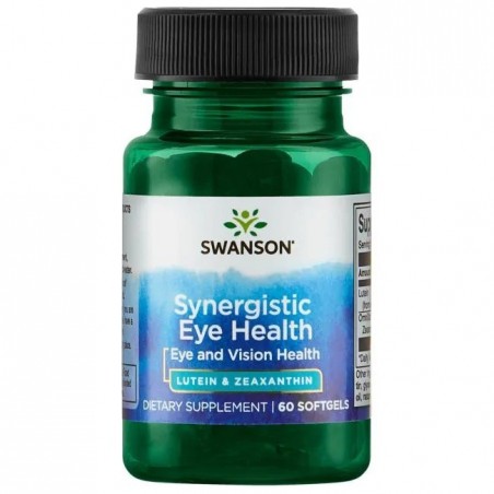 Swanson Synergistic Eye Health Lutein & Zeaxanthin (pentru ochi sanatosi) - 60 Capsule