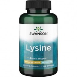 L-Lysine 500mg Free-Form, 100 capsule- Ajuta la producerea de enzime, hormoni si anticorpi Beneficii L-Lizina: ajuta la producer