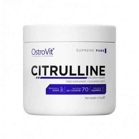 OstroVit Citrulline 210 grame (Oxid Niric, pompare, vasodilatator, Ctrulina)