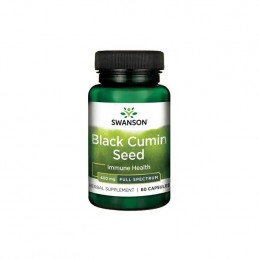 Swanson Chimen negru - Black Cumin Seed, 400 mg, 60 Capsule Beneficii Chimen Negru: stimuleaza sistemul natural de aparare, alia