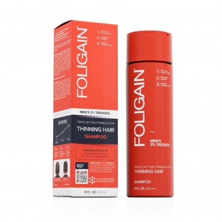 FOLIGAIN Sampon pentru regenerarea parului pentru barbati 2% Trioxidil® (8oz) 236ml