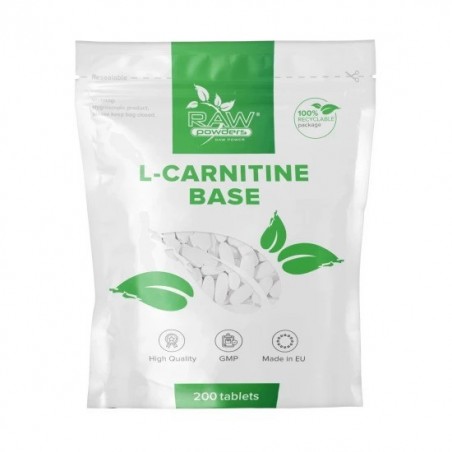 Raw Powders L–Carnitine base 1000 mg - 200 Tablete