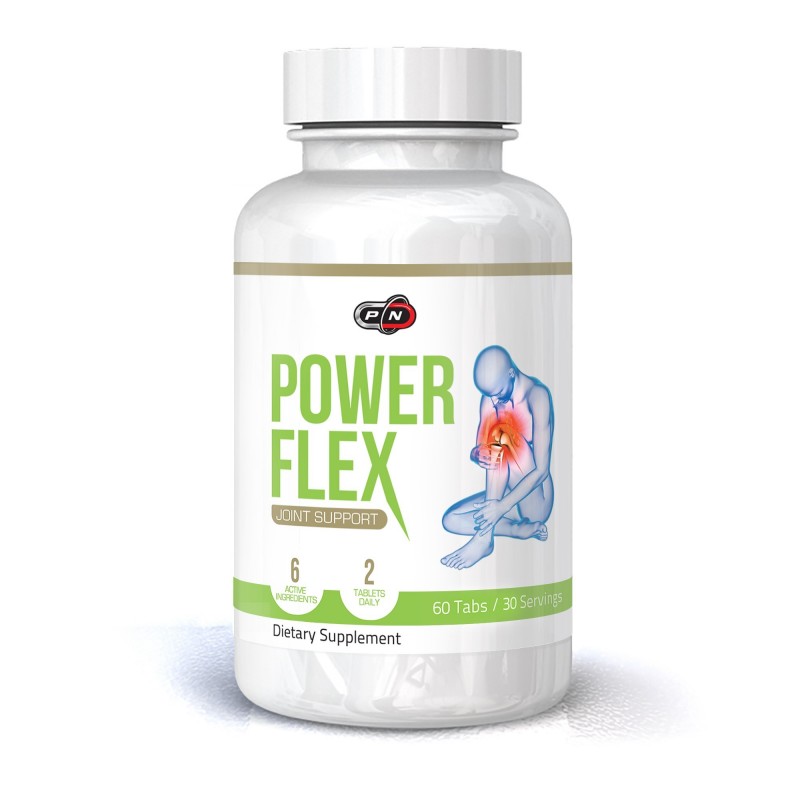 Power Flex (Acid Hialuronic, Glucozamina, Condroitina) 60 pastile, Pure Nutrition USA Beneficii Power Flex: minimizeaza inflamar