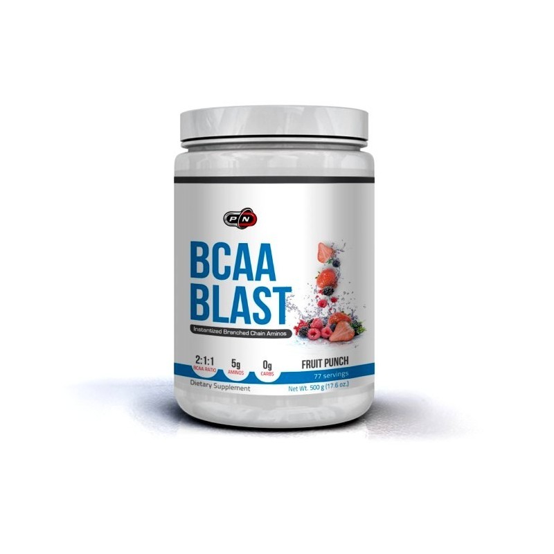 BCAA + Glutamina 500 grame, Pure Nutrition USA Beneficii BCAA Blast: reduce oboseala, creste absorbtia de proteine, mentine masa