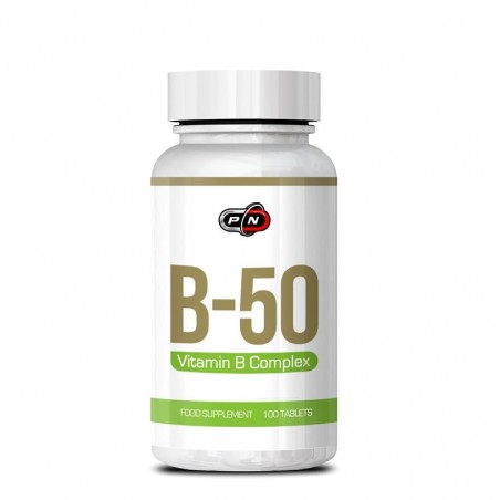 Pure Nutrition USA B Complex, Complex B-50, 100 tablete