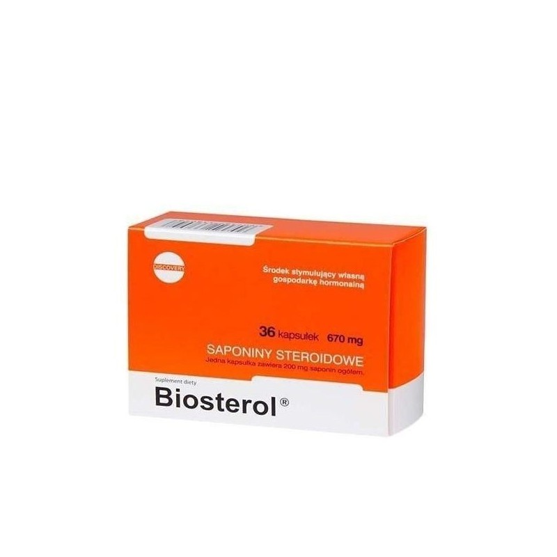 Biosterol, 36 capsule, Tes-tosteron crescut si masa musculara Beneficii Biosterol: anabolizant puternic, creste natural nivelul 